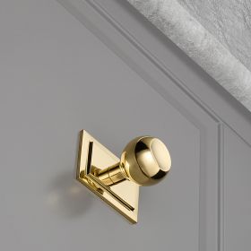 Balley Knob with Rectangular Backplate